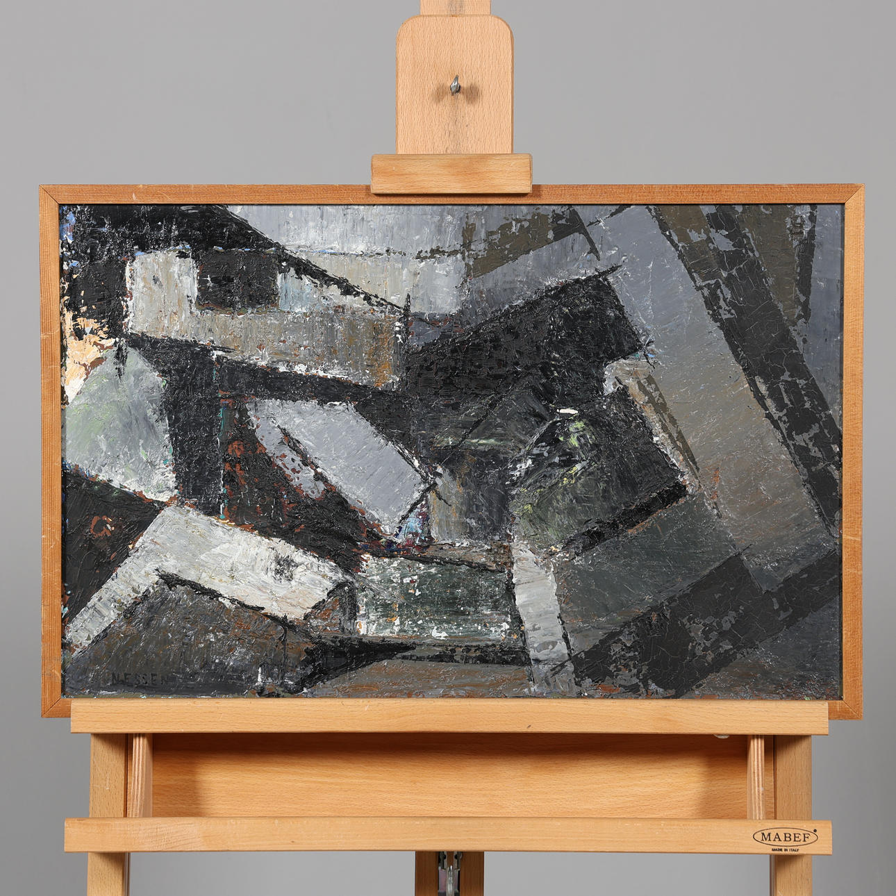 NILS ESSEN. OIL ON PANEL, signed.