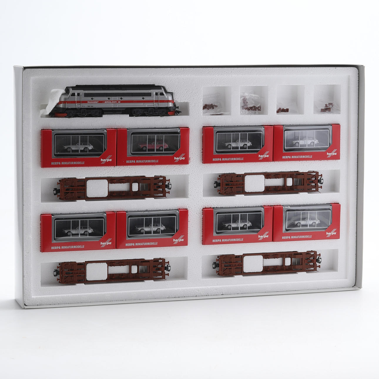 TRAIN SET, Herpa/Märklin 26583/153331, “Schneewittchen-Express”, scale H0.