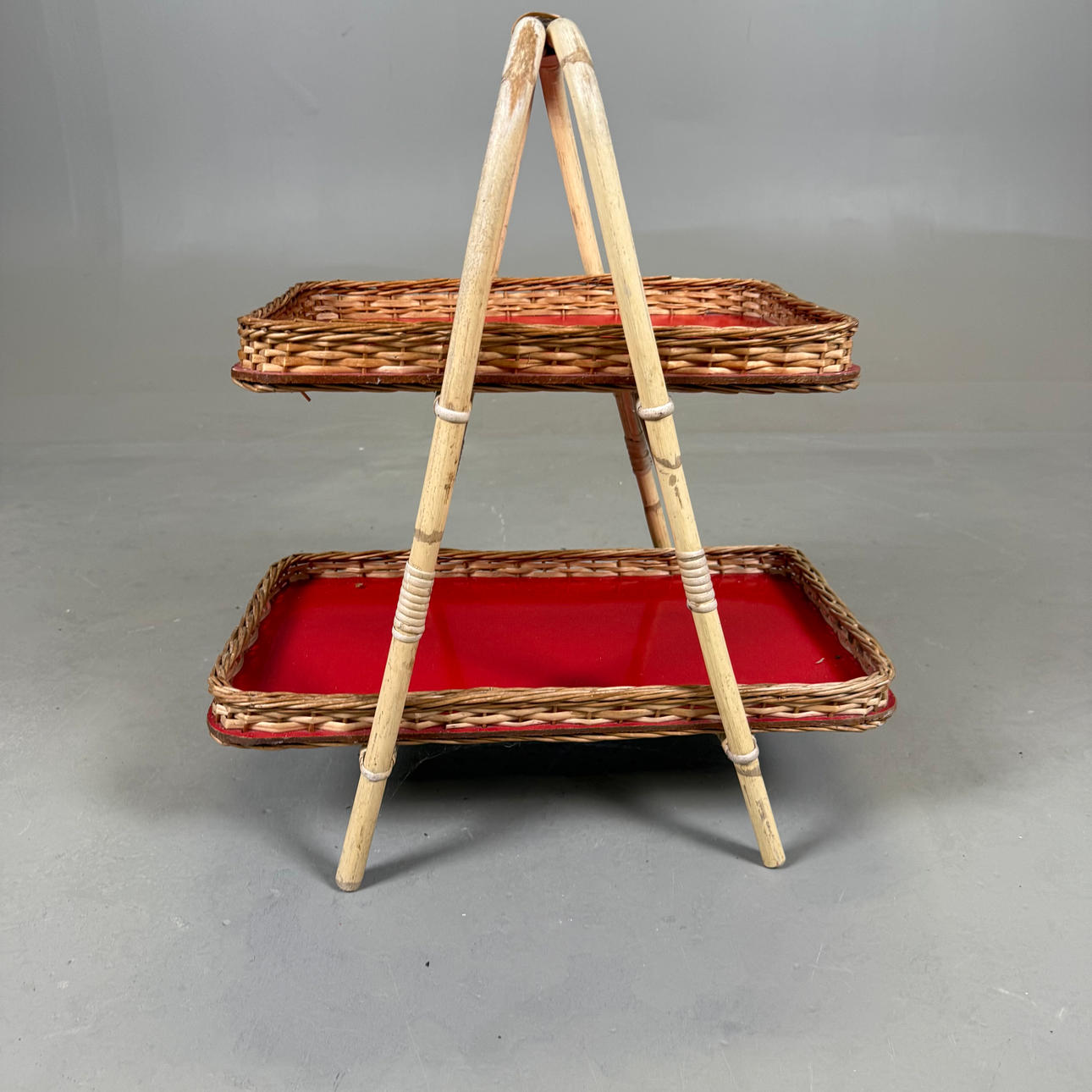 SERVING RACK, Bamboo, rattan.