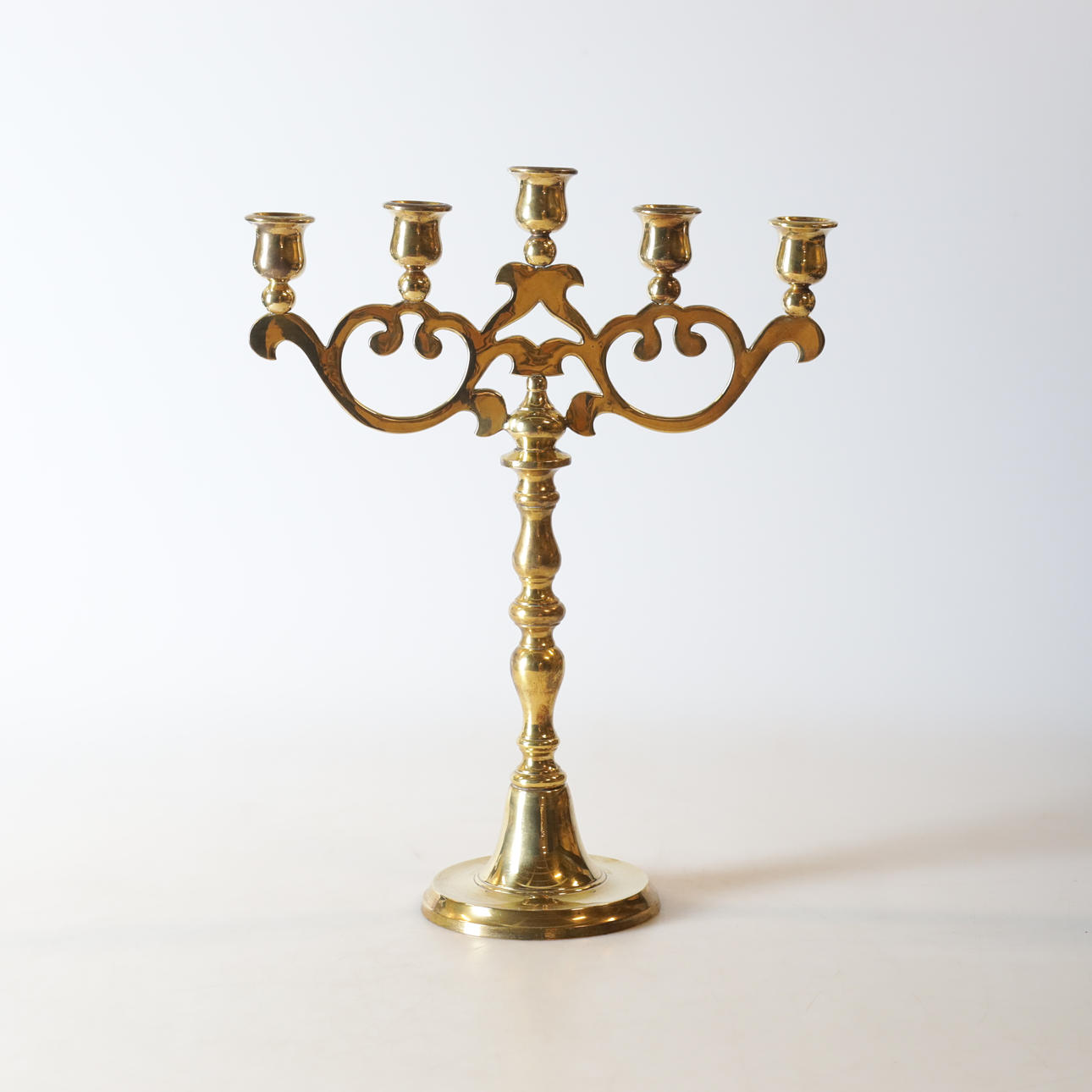 Candelabra, messing, Scandia Present, moderne.