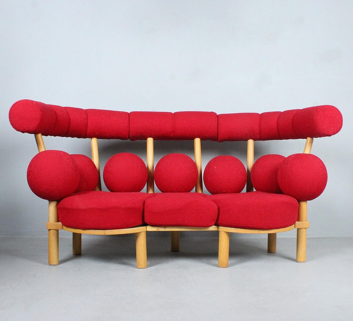 PETER OPSVIK. Stokke Møbler. three-seater, 'Globe' model, Norway 1980s.
