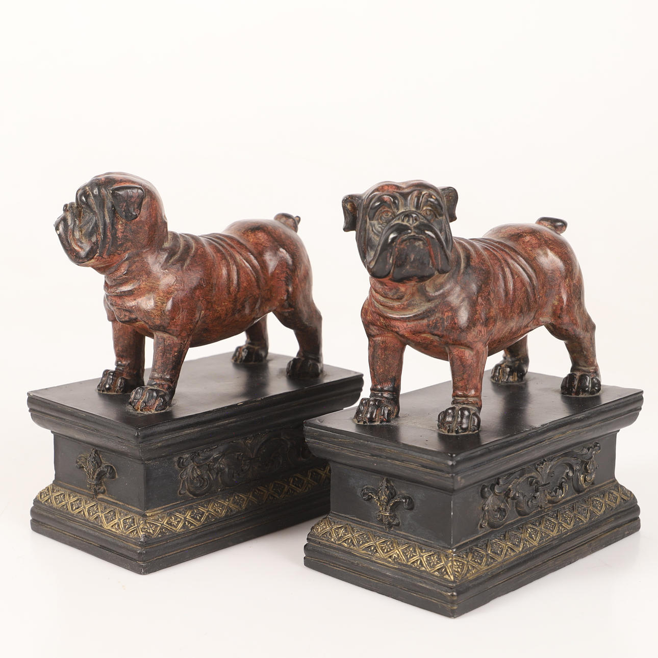 BOOKENDS, 1 pair, art mass, contemporary.