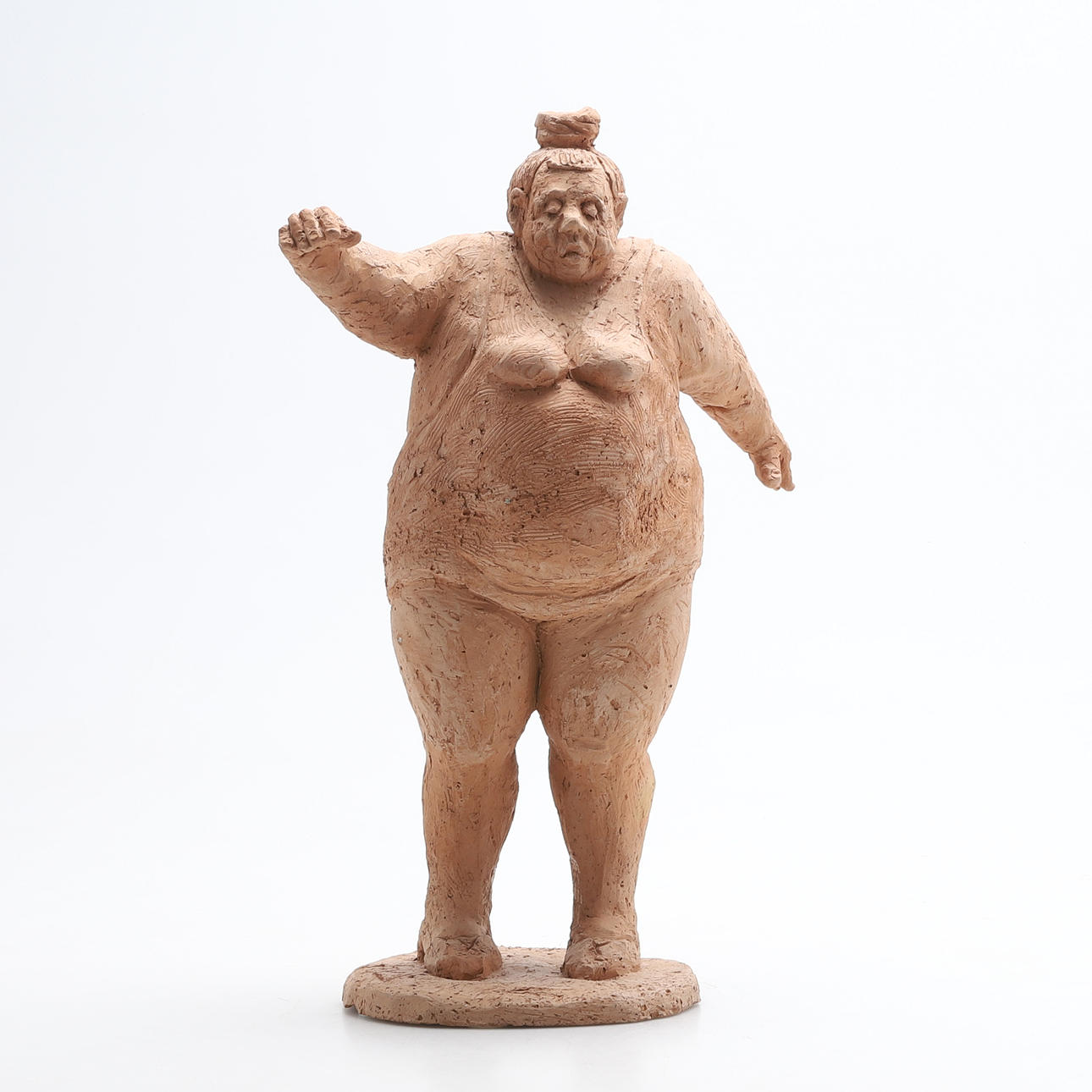 KENNETH ELLMAN. Sculpture, terracotta, signed.