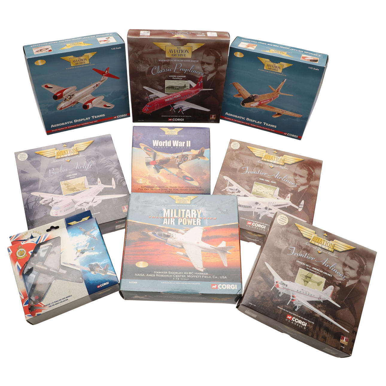 CORGI TOYS - BOXED AIRCRAFT.