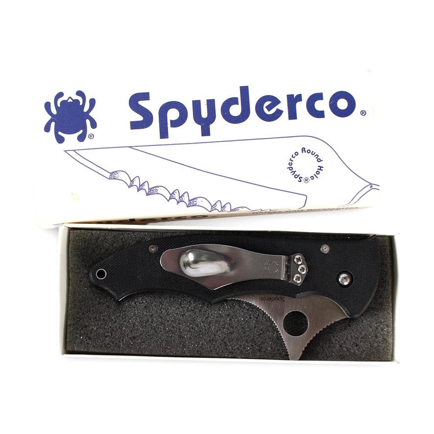 FÄLLKNIV, Spyderco Golden, CPM 440V. USA.