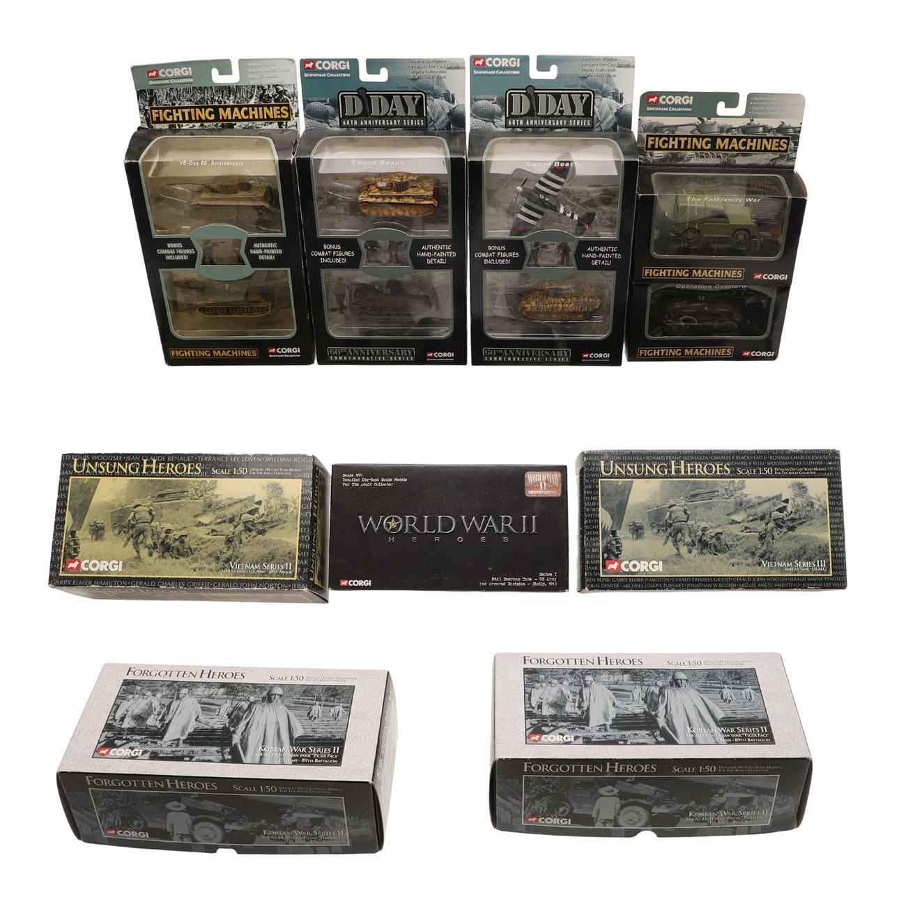 CORGI TOYS - VARIOUS BOXED MILITARY MODELS.