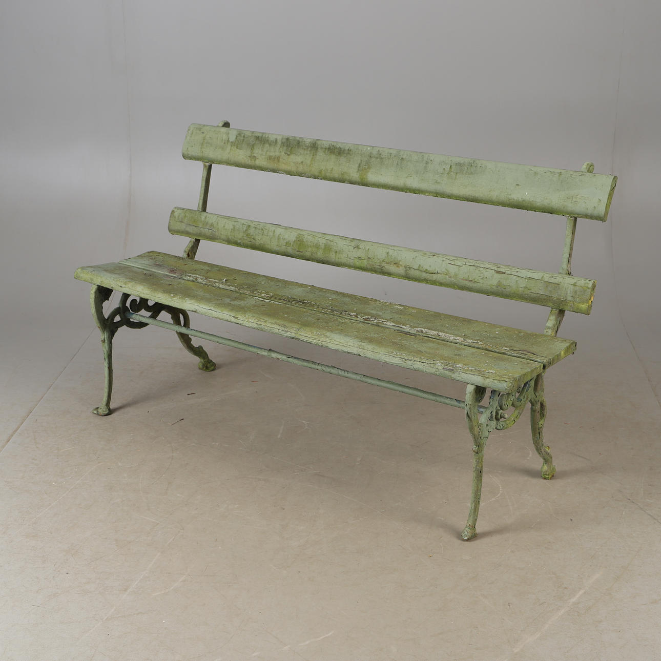 TRÄDGÅRDSSOFFA, gjutjärn.