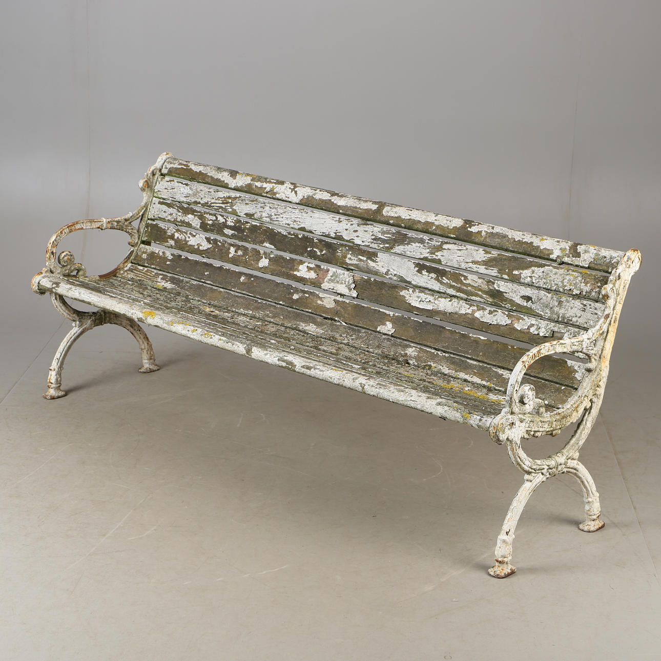 HAVESOFA, støbejern, Norrahammar.