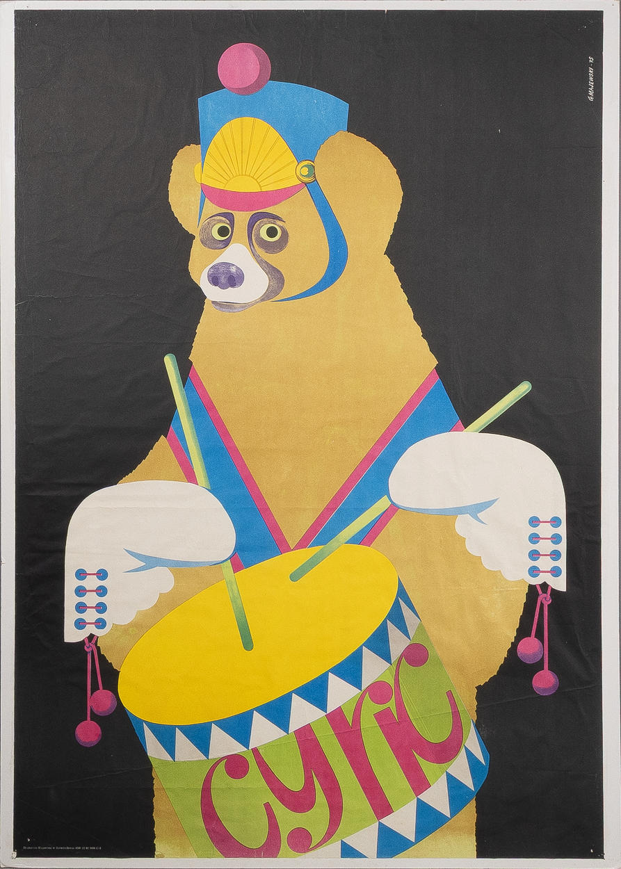 4 stk. ORIGINALE PLAKATER TIL CIRKUSET.