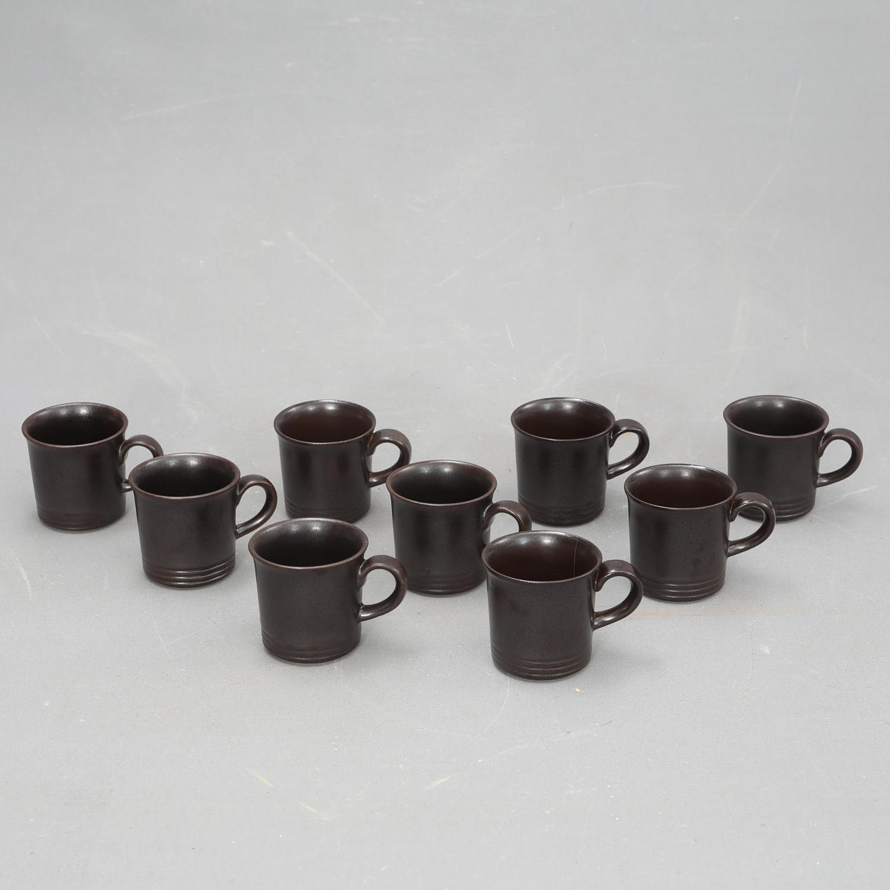 9 GLÖGG MUGS, Höganäs, Sweden.