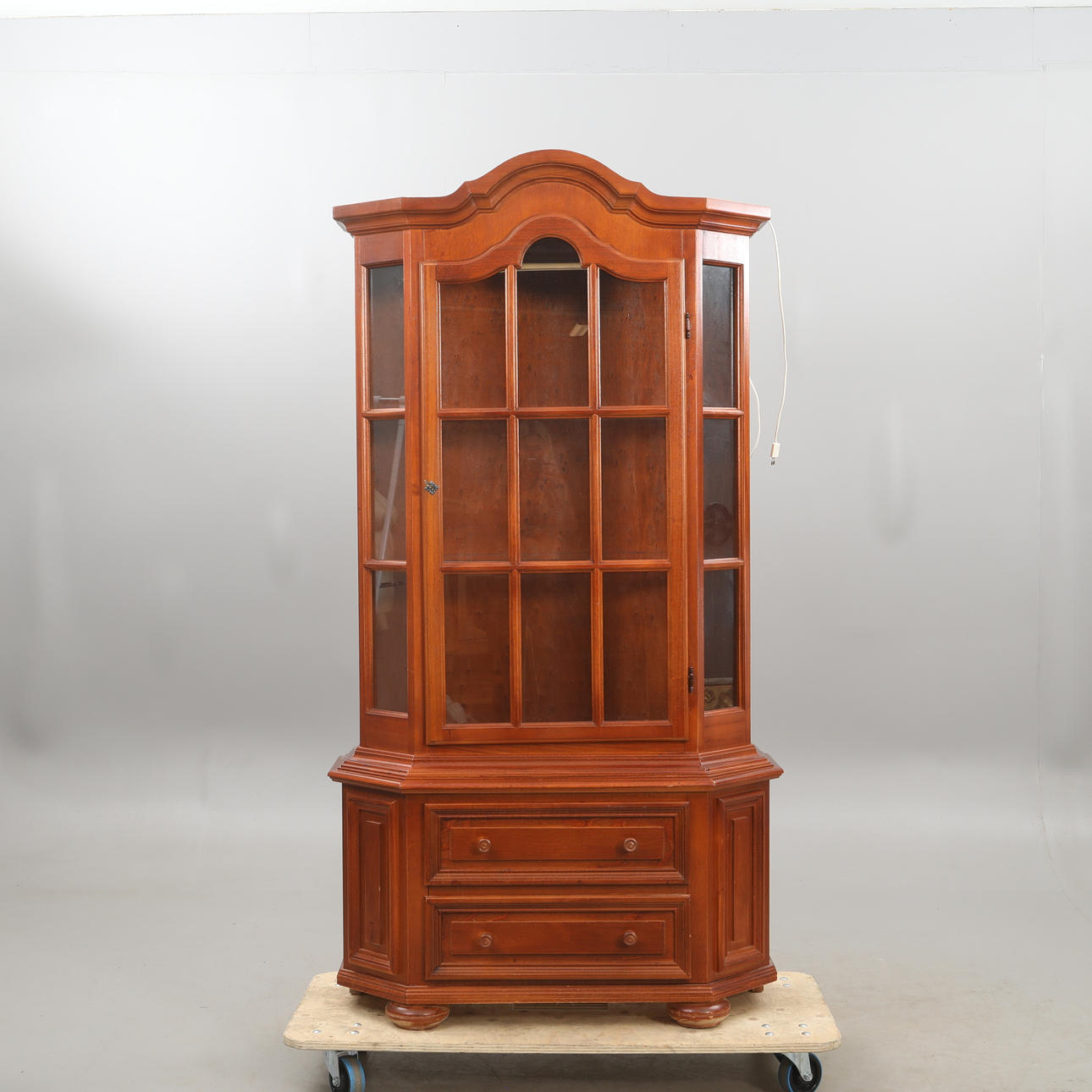 A 20th century display cabinet.