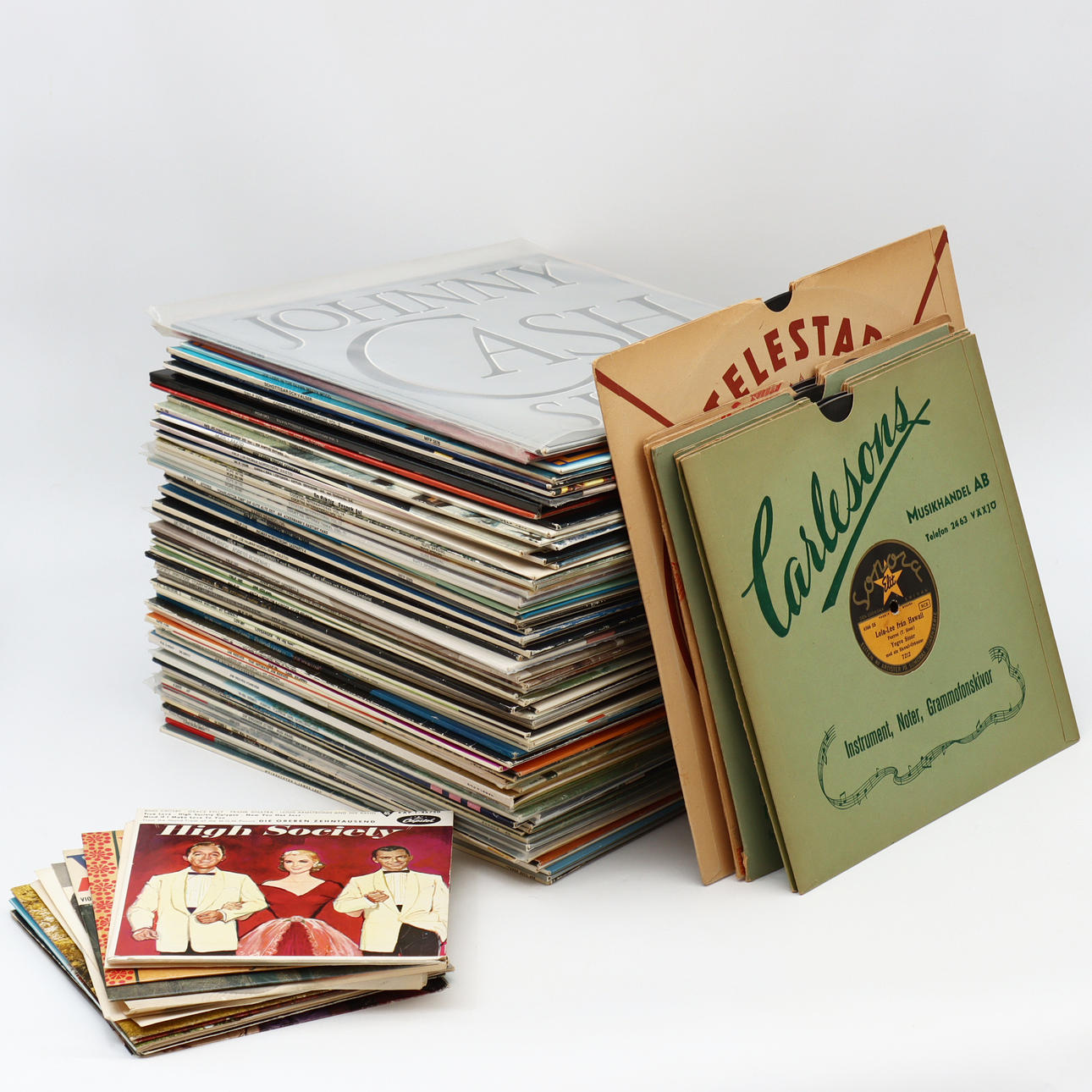 VINYLPLADER, LPS, SINGLER OG NOGLE ROCKKAGER.