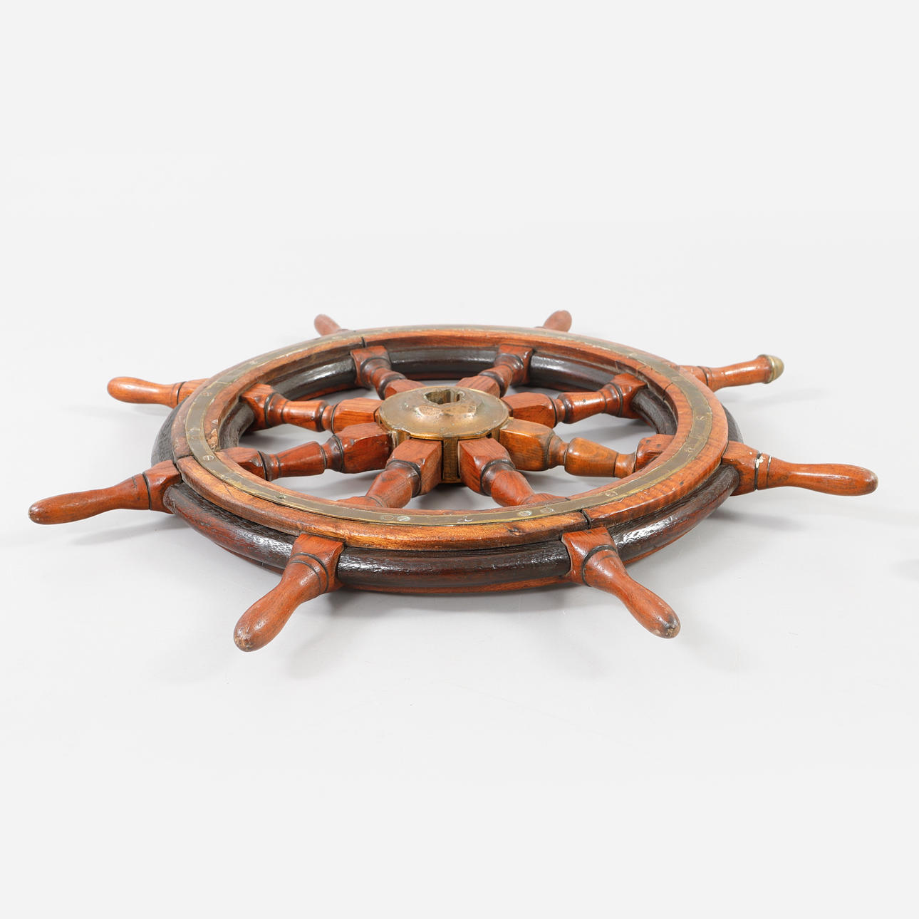 SKIBSRAT, eg & messing, 19./20. århundrede.