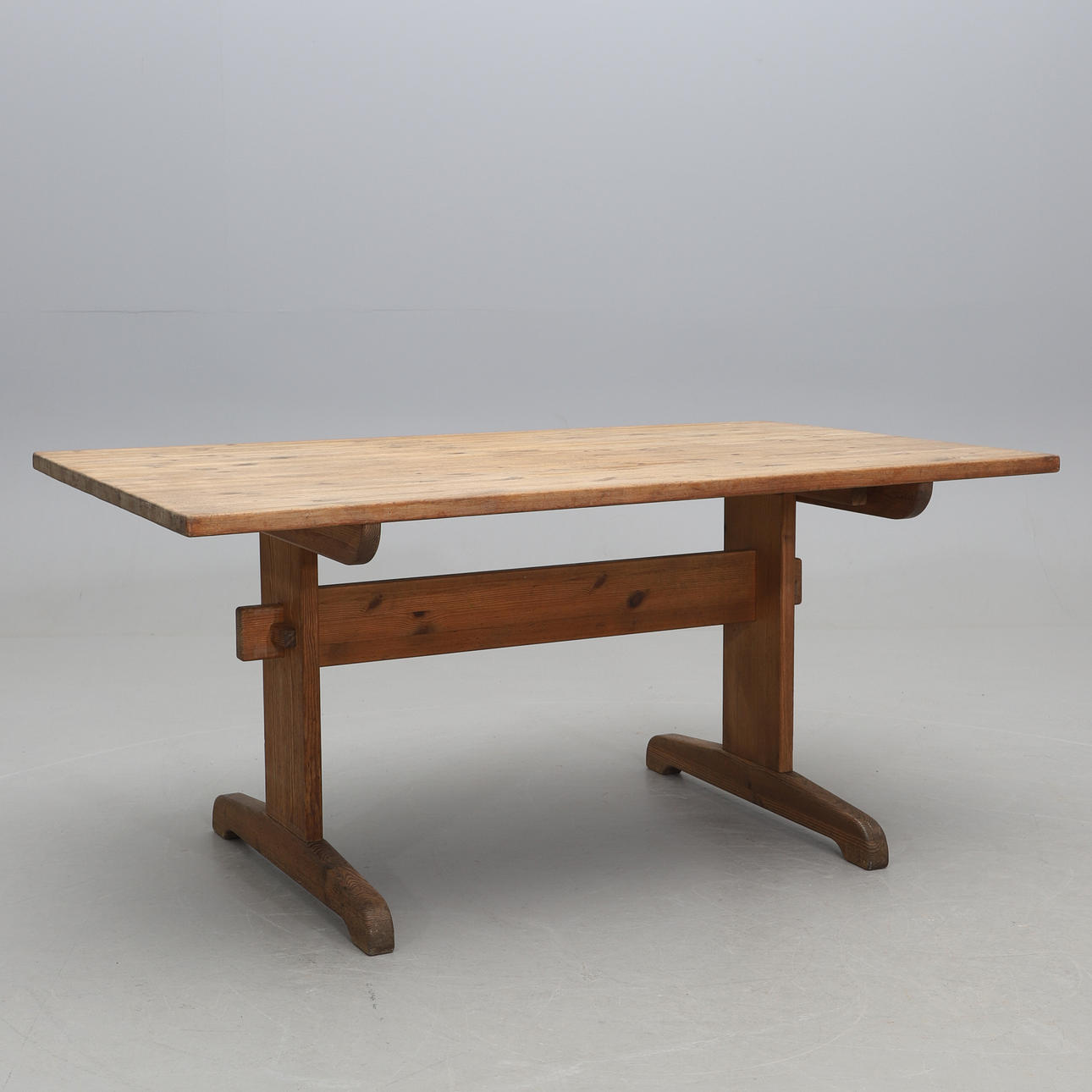 KARIN MOBRING. A dining table, “Skagen”, pine, IKEA, 1973/74.