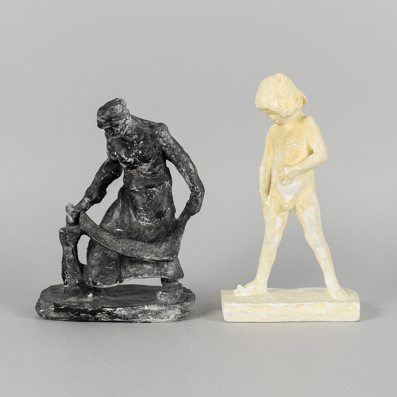 CHRISTIAN ERIKSSON kipsisveistokset, 2 kpl.