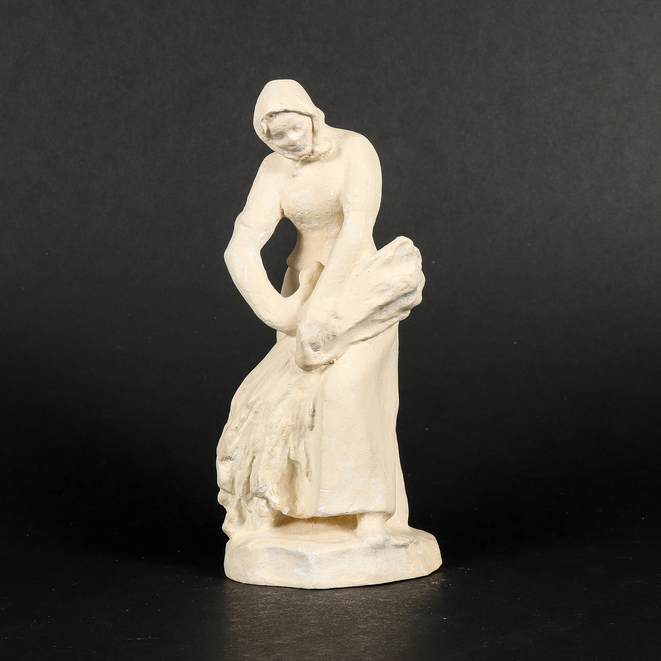 CHRISTIAN ERIKSSON. Sculpture plaster, Kärvbinderskan.