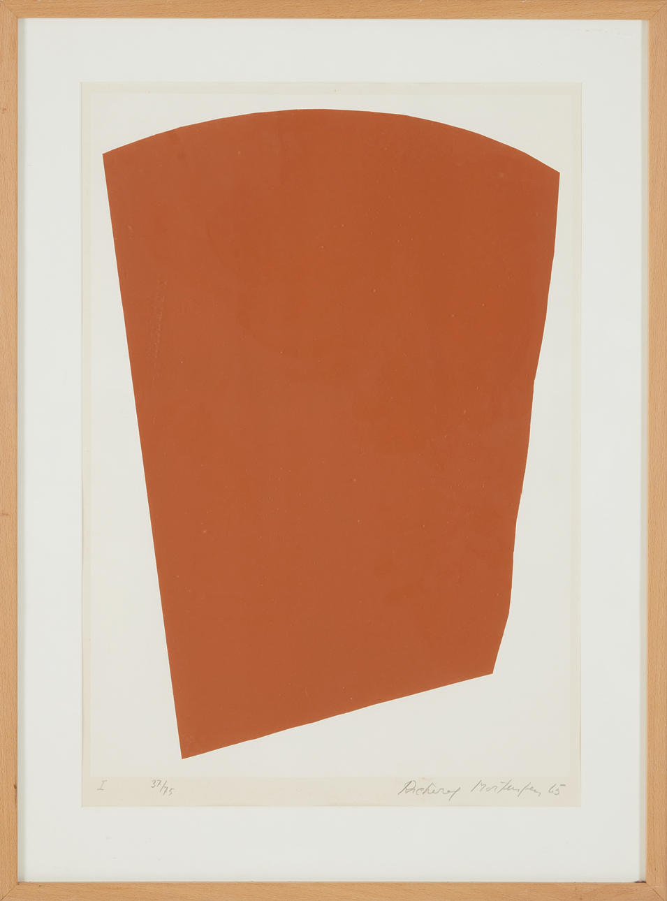 RICHARD MORTENSEN (1910-1993). (2) Compositions, color lithography.