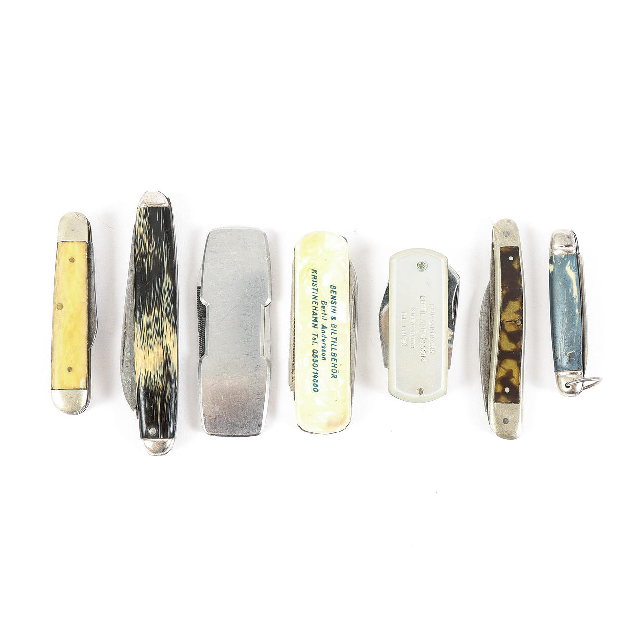 POCKET KNIVES 7 pieces.