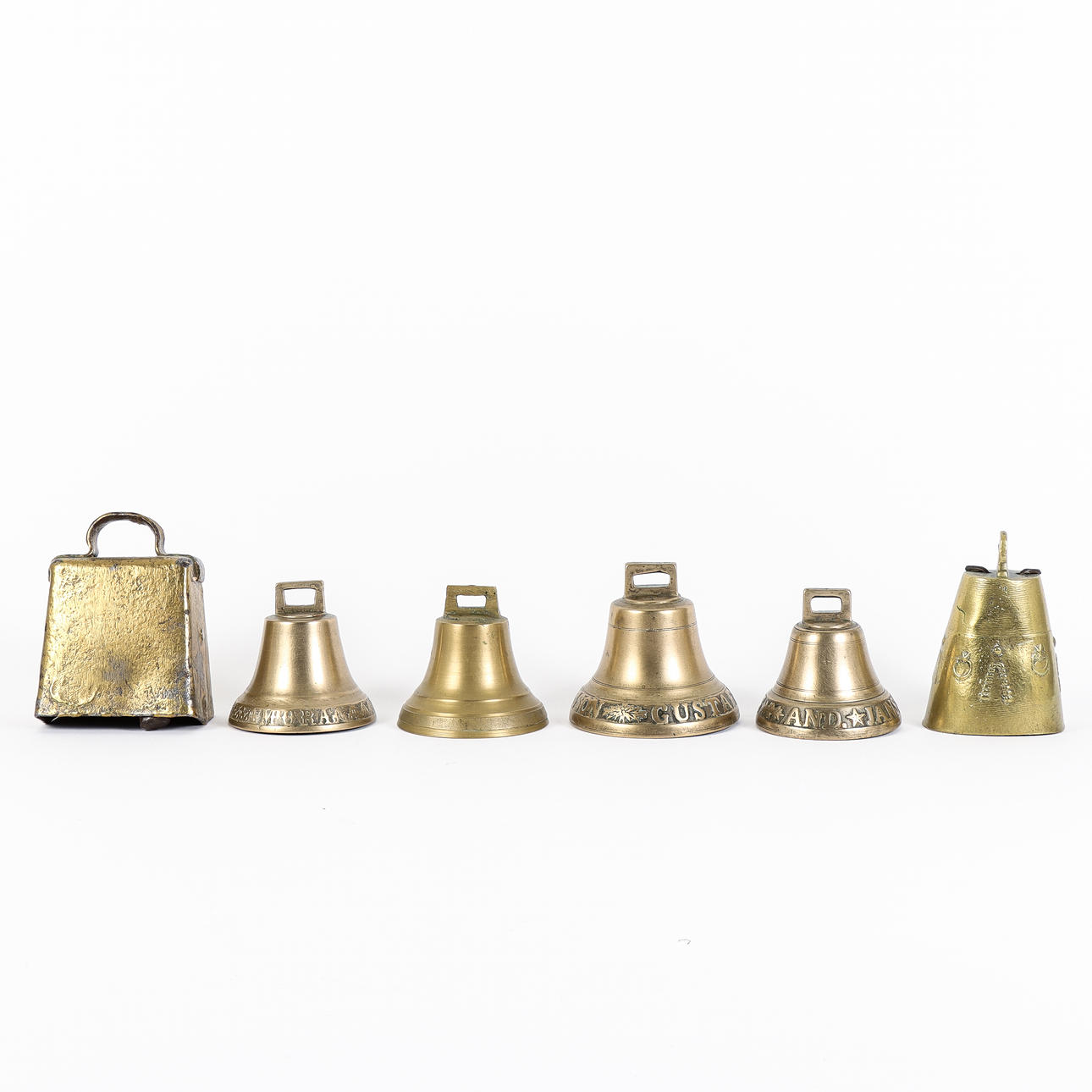 WATCHES 6 pieces, ore/brass.