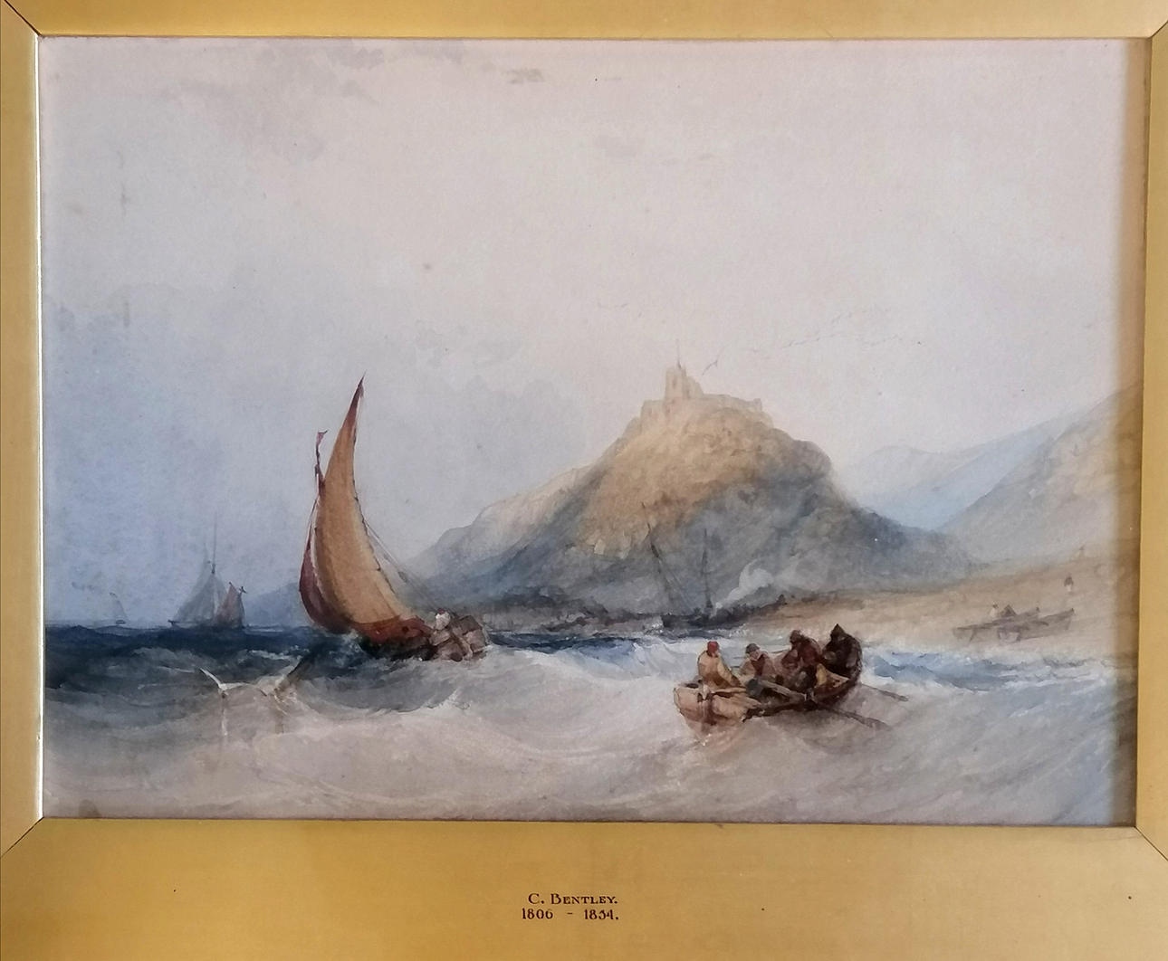 CHARLES BENTLEY ORIGINAL-AQUARELL.
