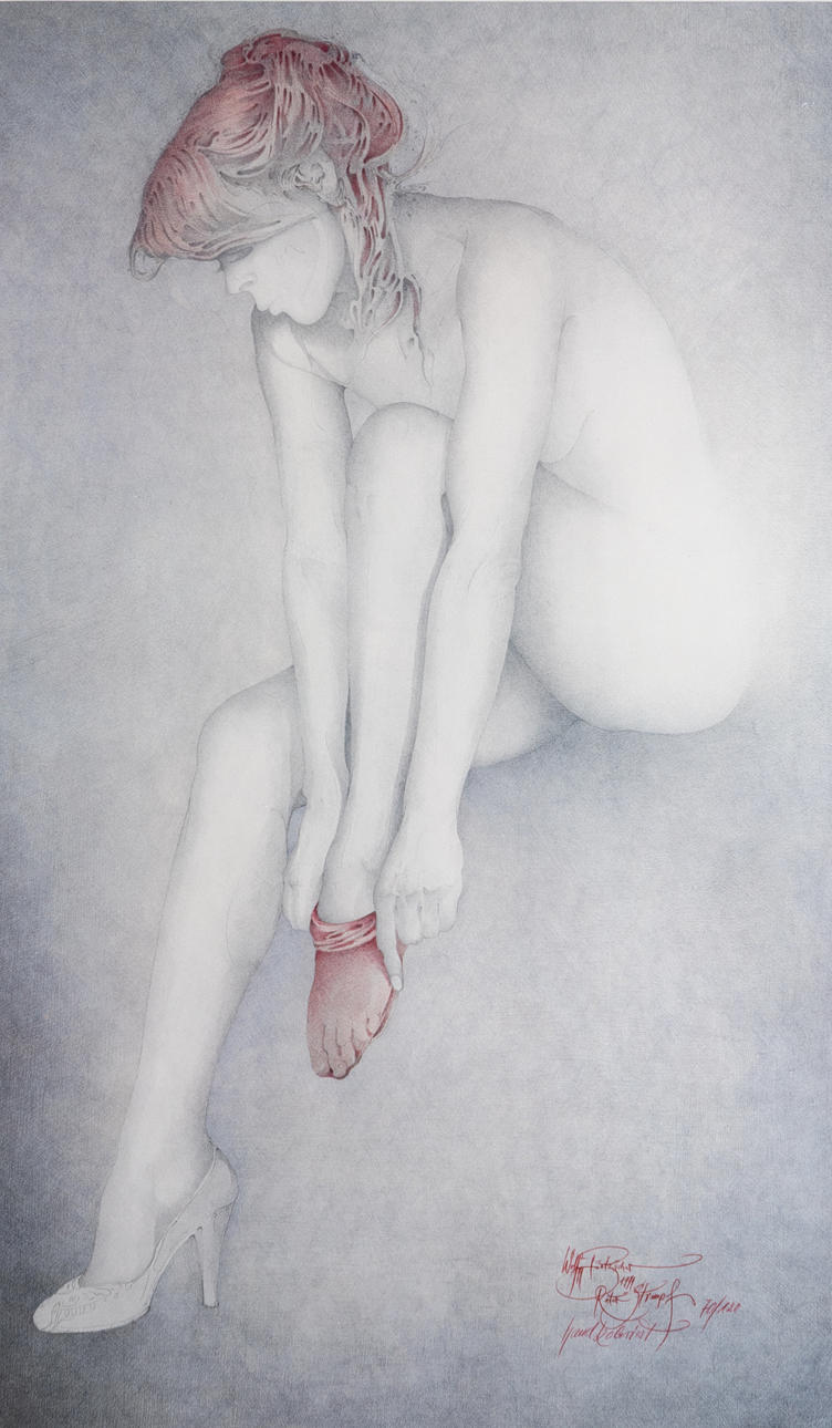 WOLFGANG FRATZSCHER (1944-2009). Red stocking.
