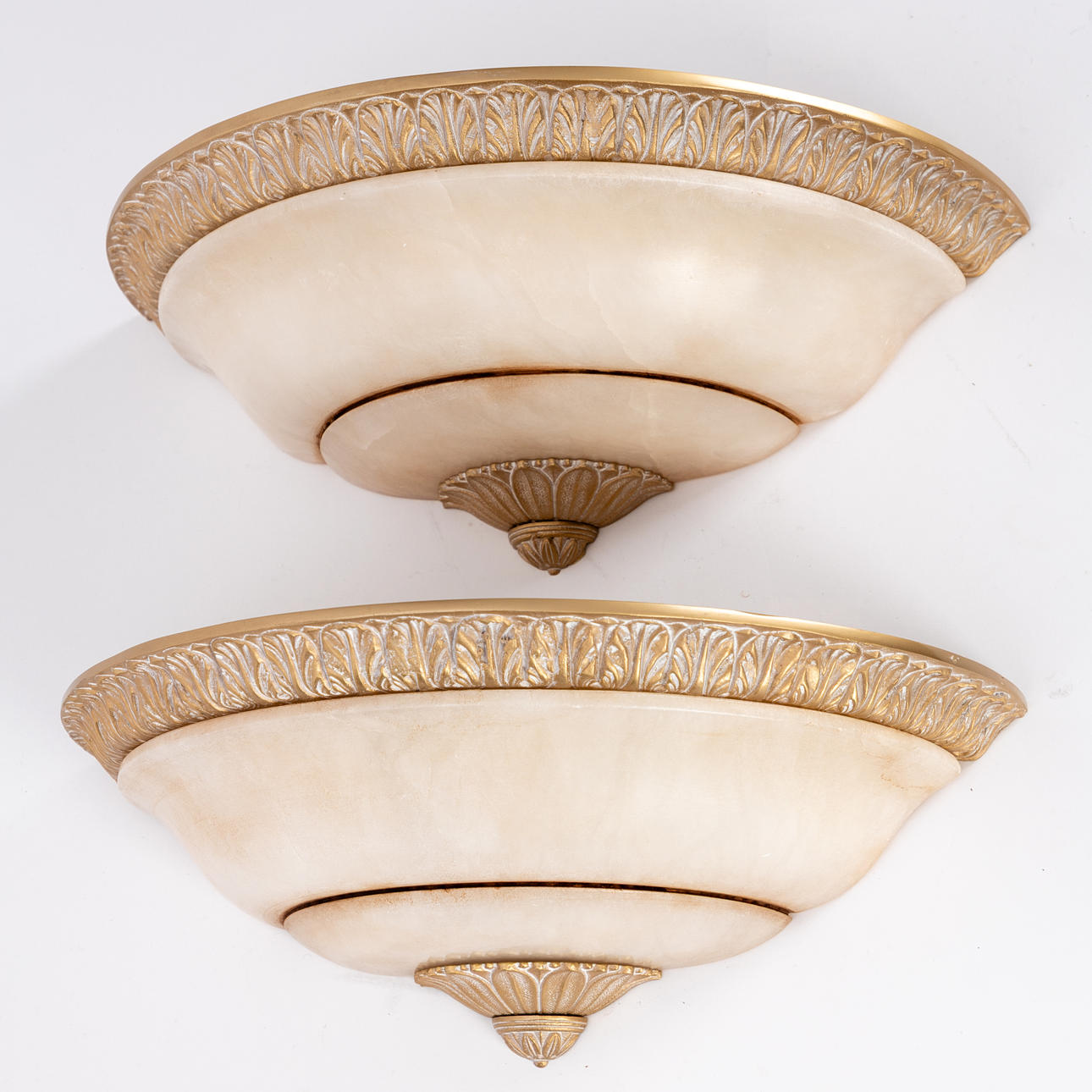 par de apliques de pared, probablemente Italia (2).