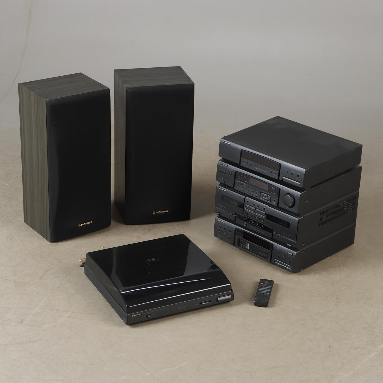 5-teiliges STEREOSYSTEM, Pioneer.