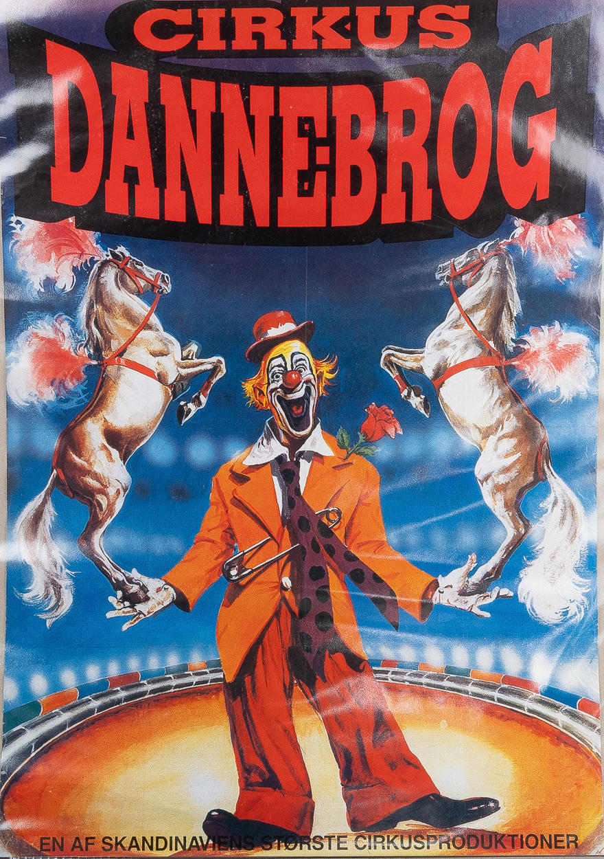 7 STK. ORIGINALE PLAKATER TIL CIRKUSET.