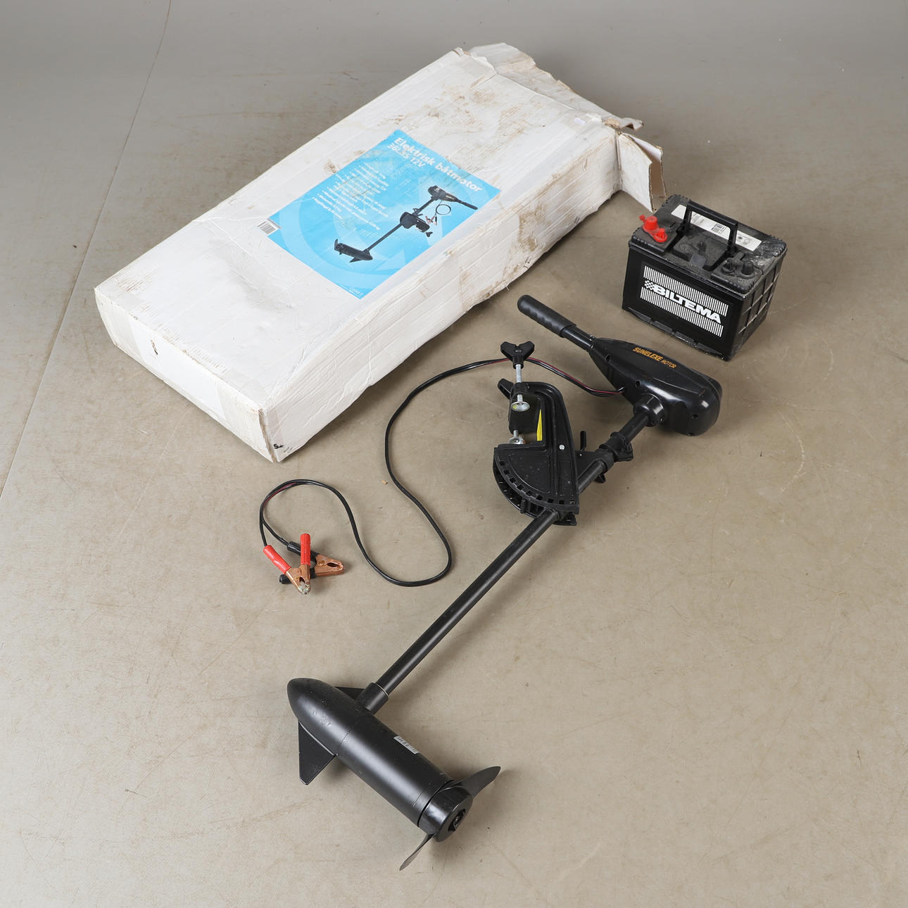 BOOTSMOTOR, elektrisch.