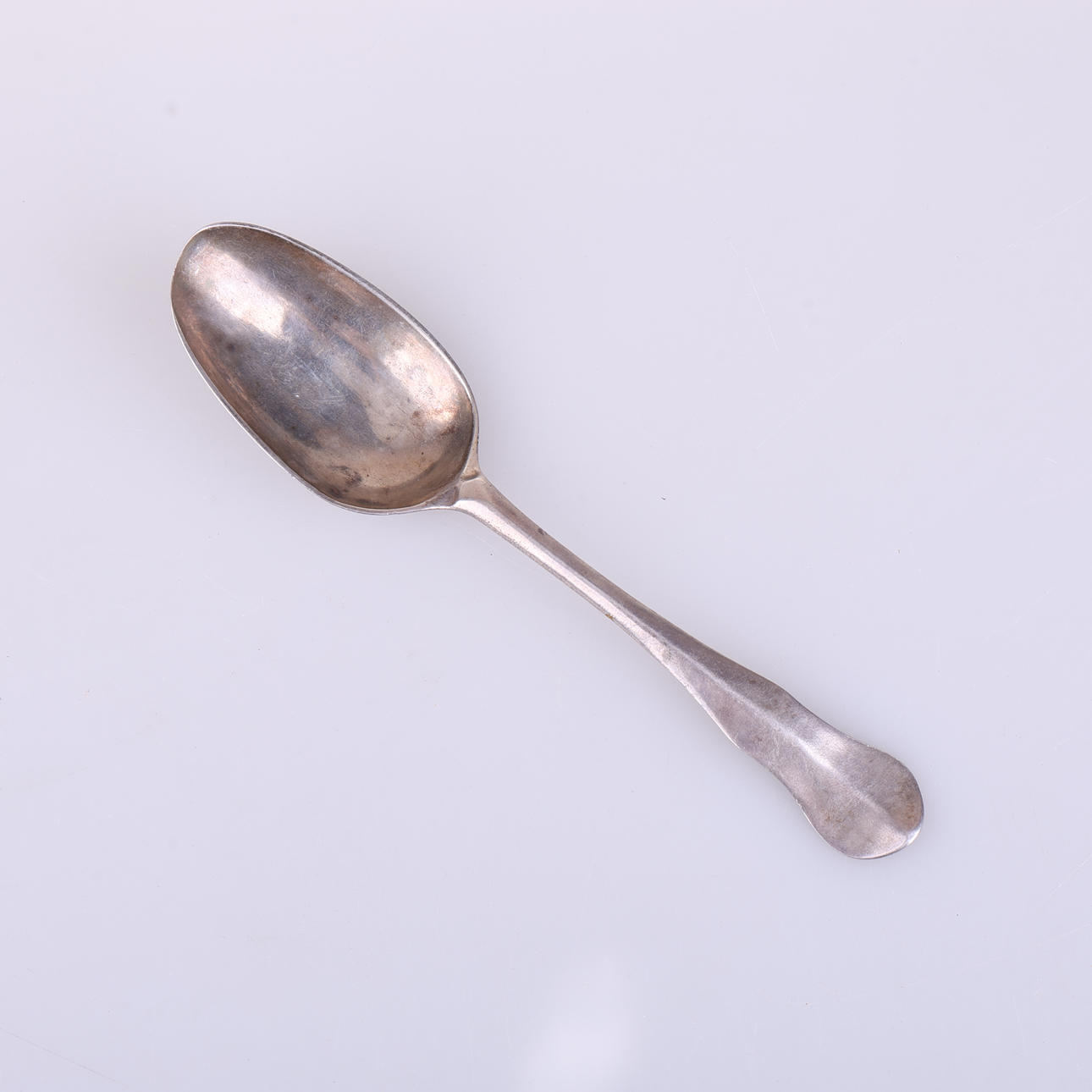 HENRIK JOHAN SOLBERG. spoon, silver, year ca 1766-1791, Helsinki, Finland.