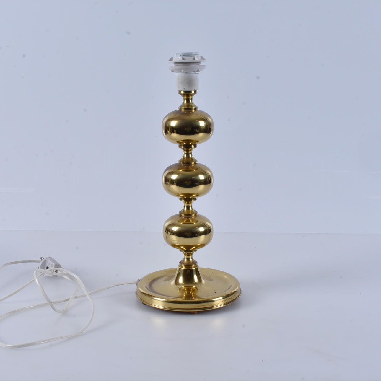 TABLE LAMP, brass, Leco 490.