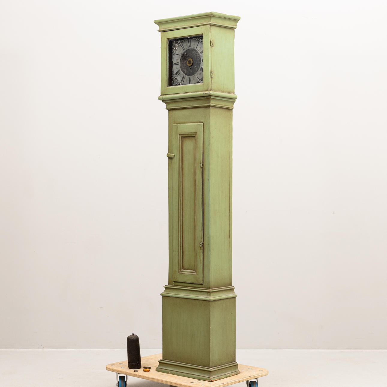 A 17th/19th century floor clock.