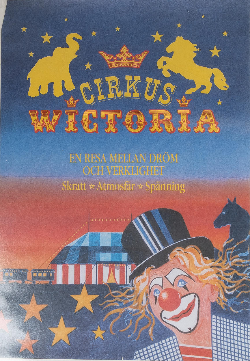 9 ST. ORGINALAFFISCHER FÖR CIRKUS.