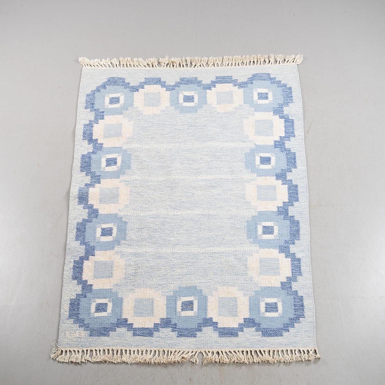 A RUG, Rölakan, signed GB, mid 20th century.