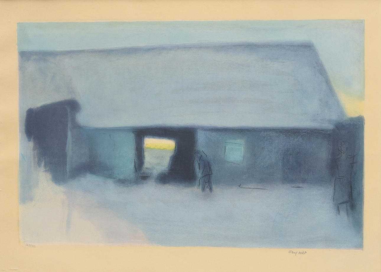 OLUF HÖST. Lithograph, signed and numbered 120/310.