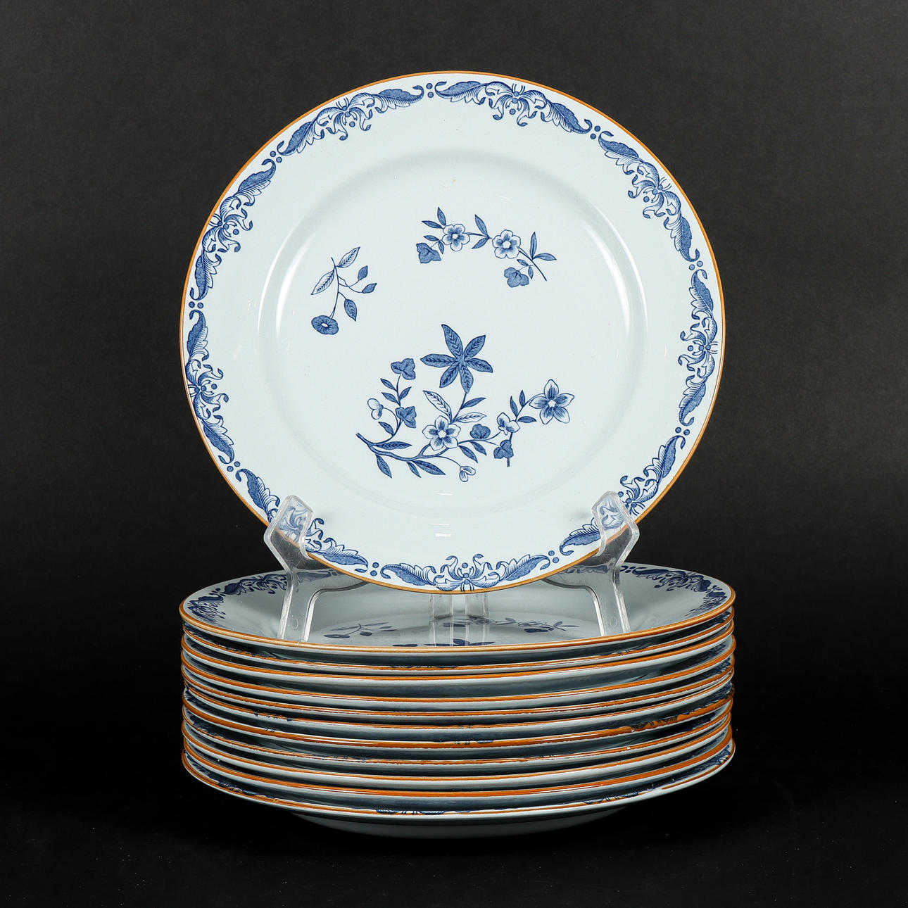 FÖRRÄTTSTALLRIKAR 12 stycken, Rörstrand Ostindia.