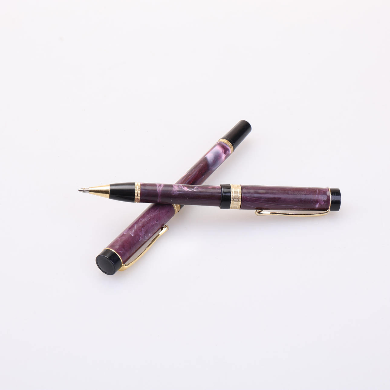 FÜLLFEDER/KUGELSCHREIBER, 2 Stück, Iridiumspitze.