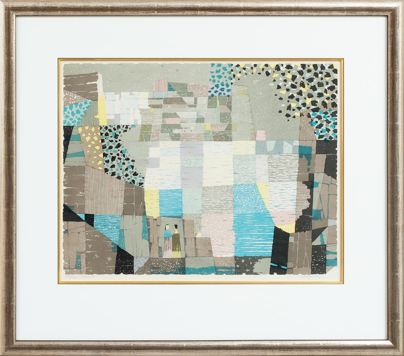 SVEN JONSON. “Quarry”, lithograph in colour, signed and numbered 224/260.