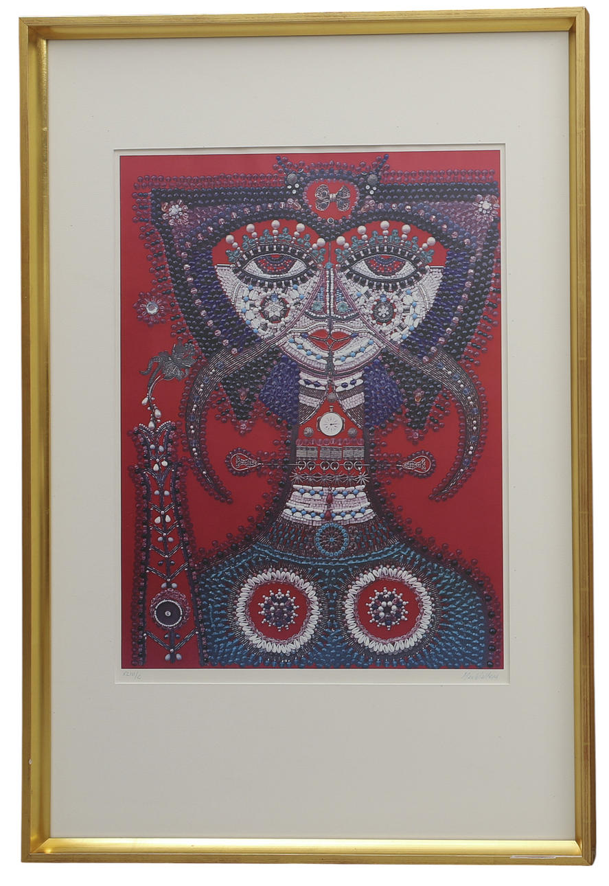 MAX WALTER SVANBERG. lithograph, numbered XLIII/C, signed Max Walters.