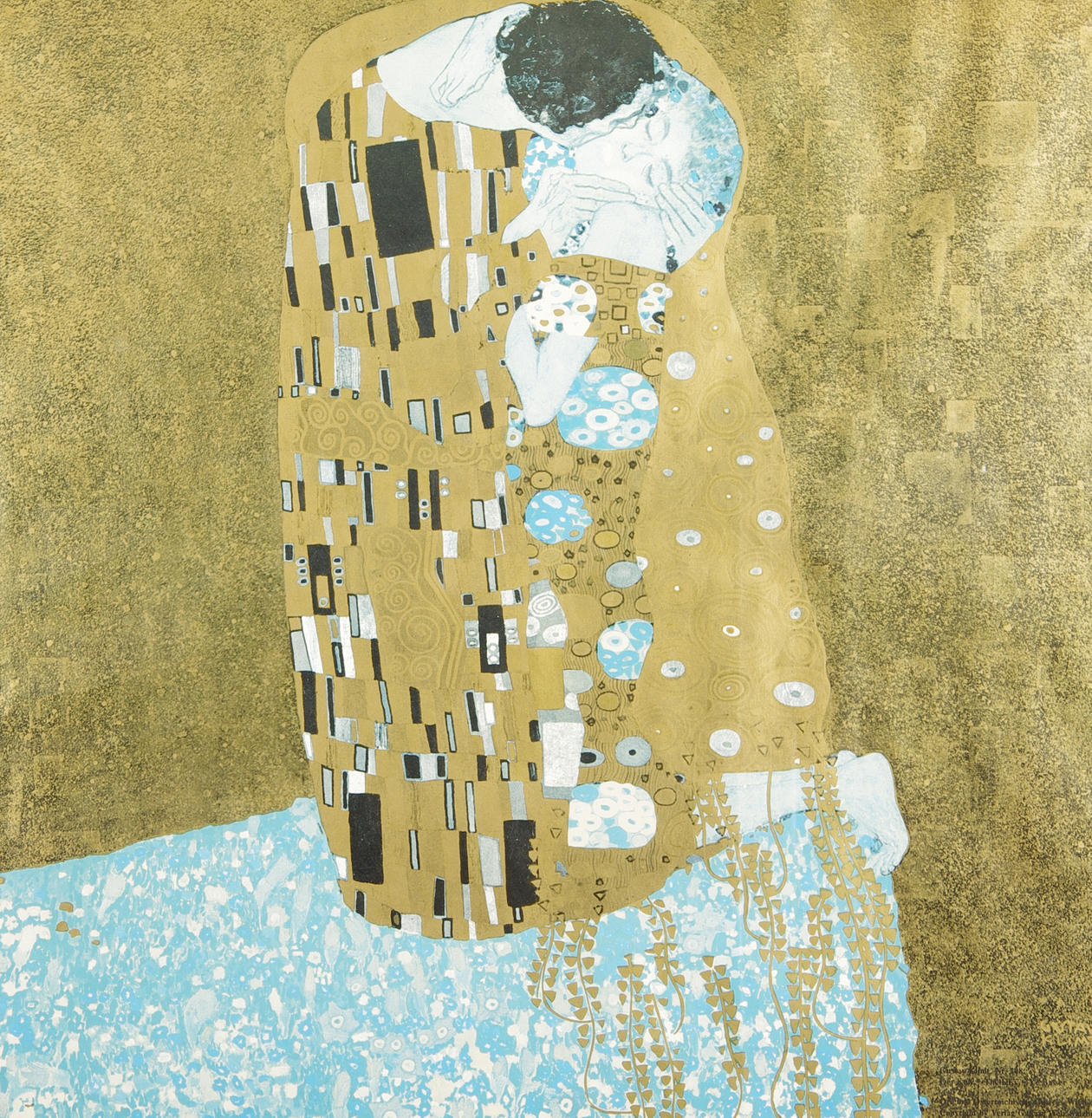 GUSTAV KLIMT. "Golden Phase", print.