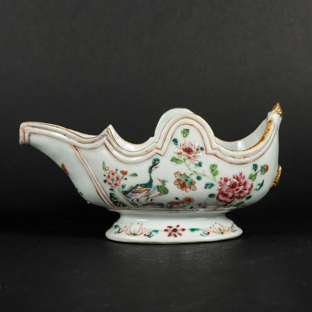 SAUCEPPER, porslin, Kina, Qianlong (1736-95).
