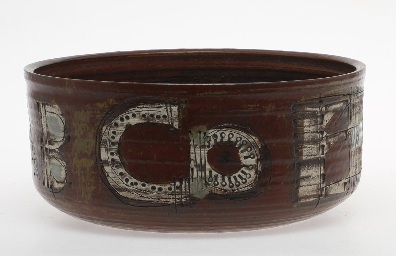 SKÅL, keramik, Lisa Larson, Gustavsbergs Studiohanden.