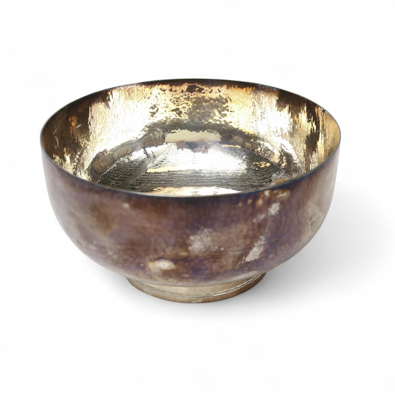 INGRID RÅSTRÖM. Bowl, “Sofiero, hammered silver, CGR, signed, 1976.