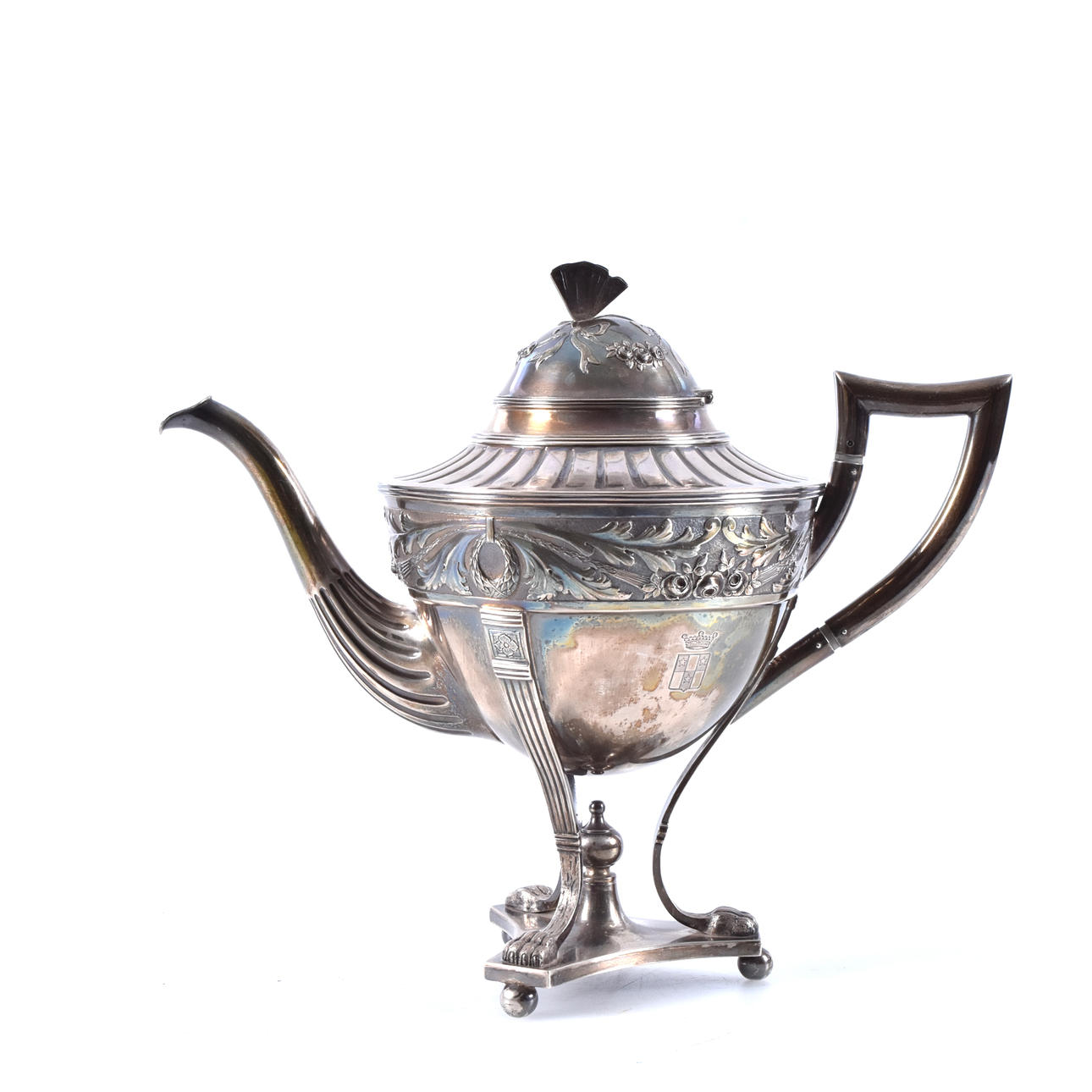 A TEAPOT, Silver, Malmö, 1912, 990 gr.