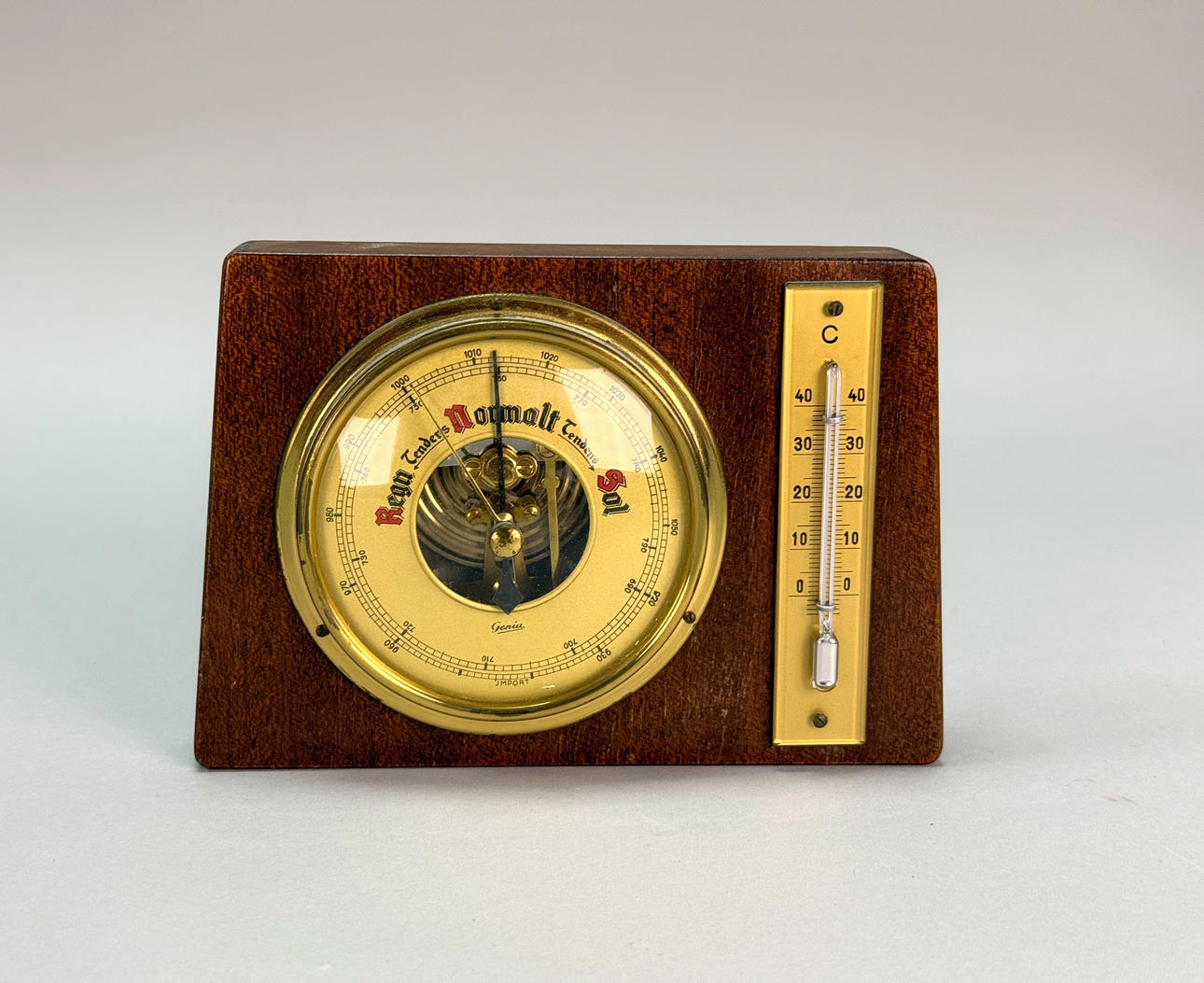 BORDBAROMETER, Genia.