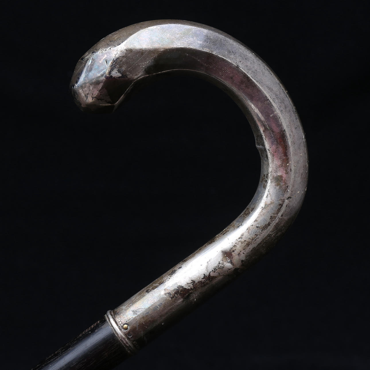 KÄPP MED SILVERKRYCKA, tidigt 1900-tal.