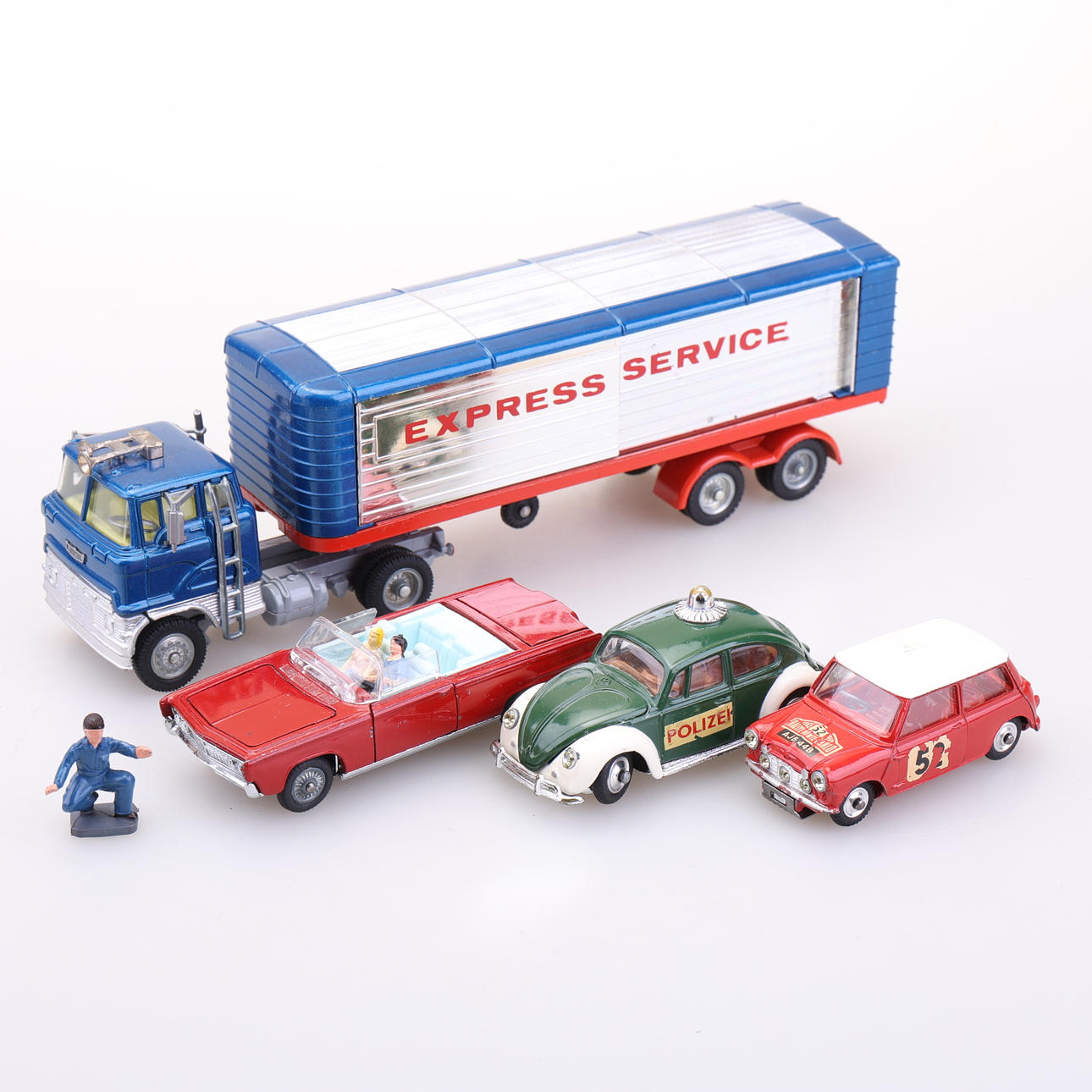 SPIELZEUGAUTOS, 4-teilig, Corgi-Spielzeug.