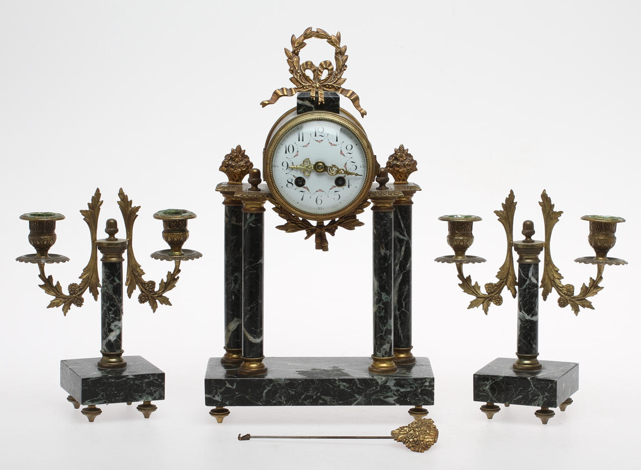 BORDSGARNITYR, 3 delar, empirestil, 1900-tal.