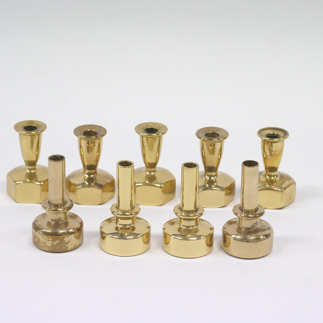 HANS-AGNE JAKOBSSON. MARKARYD, 9 CANDLESTICKS.