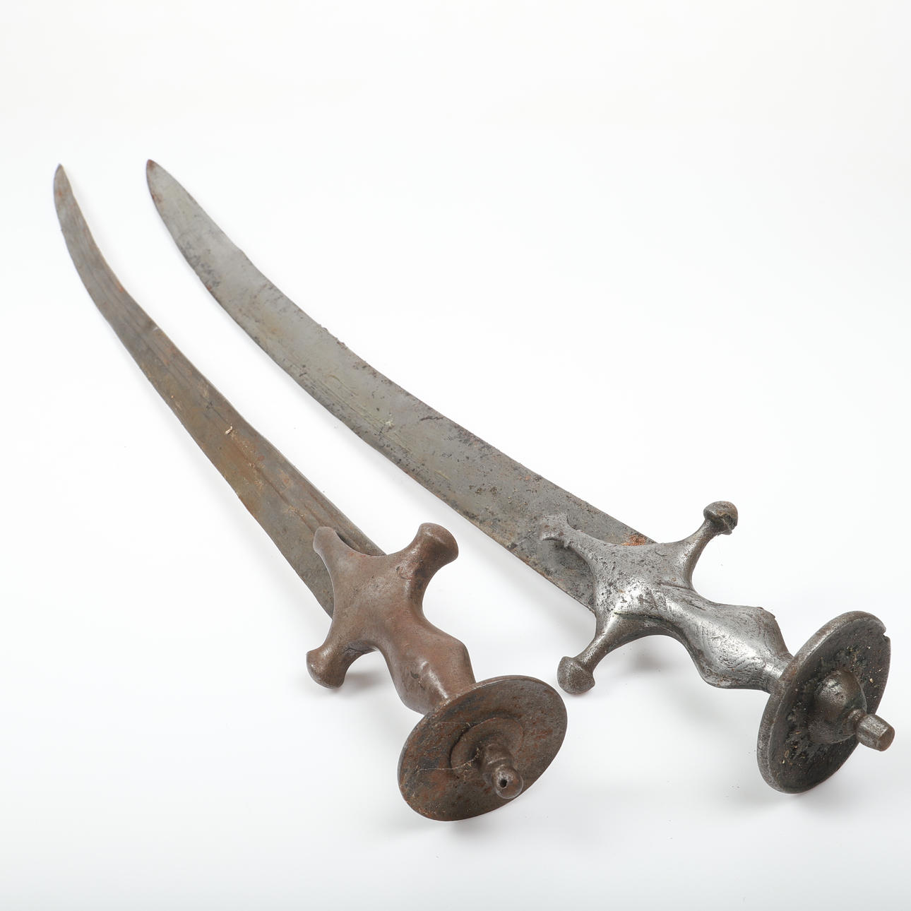 Two Tulwar swords.